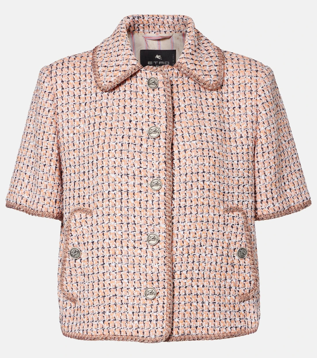 Etro - Cropped tweed jacket