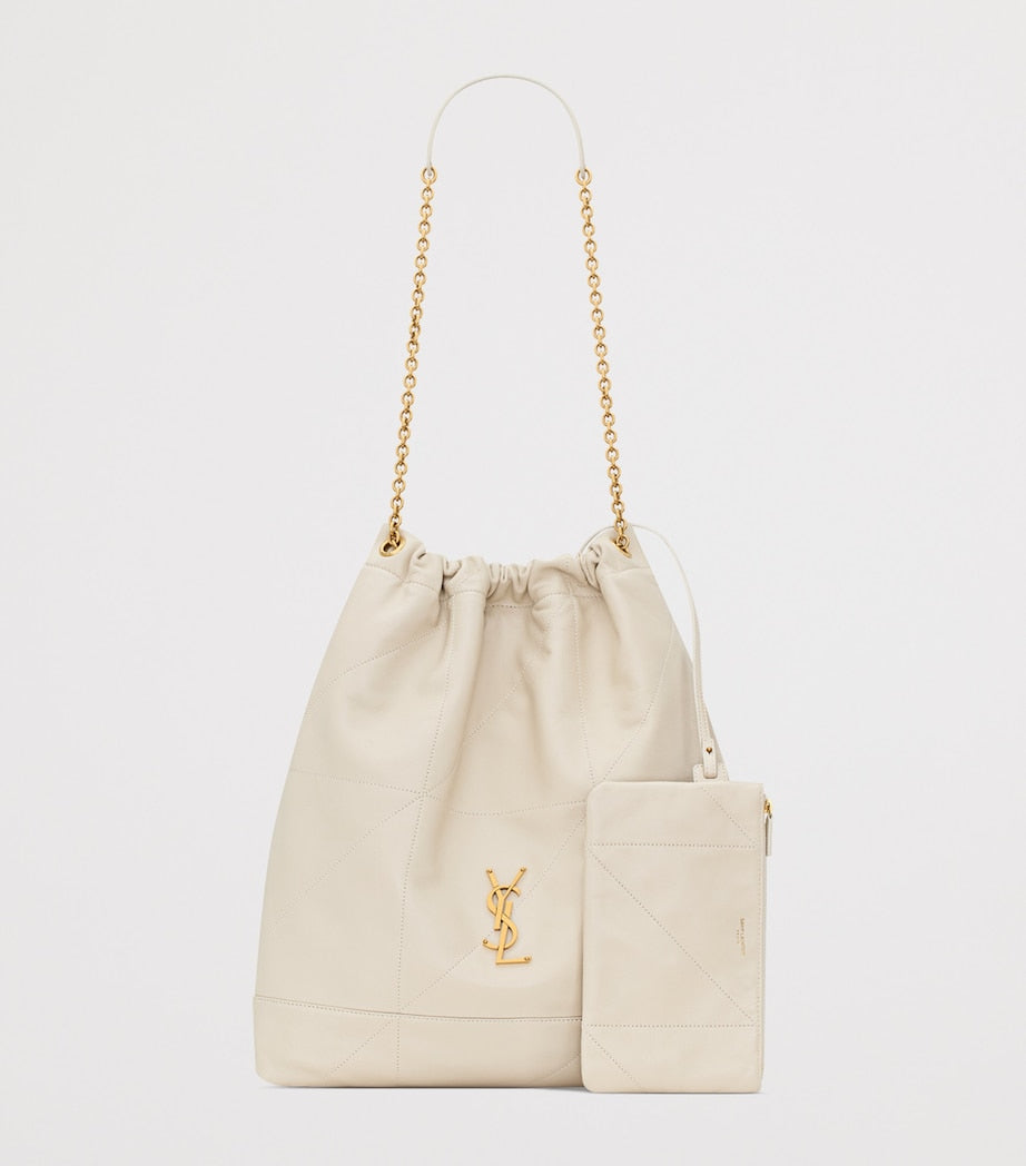 Saint Laurent Large Leather Jamie Pochon Shoulder Bag