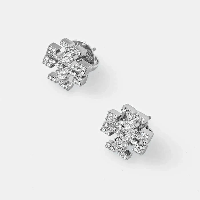 Tory Burch Kira Pave Stud Küpeler