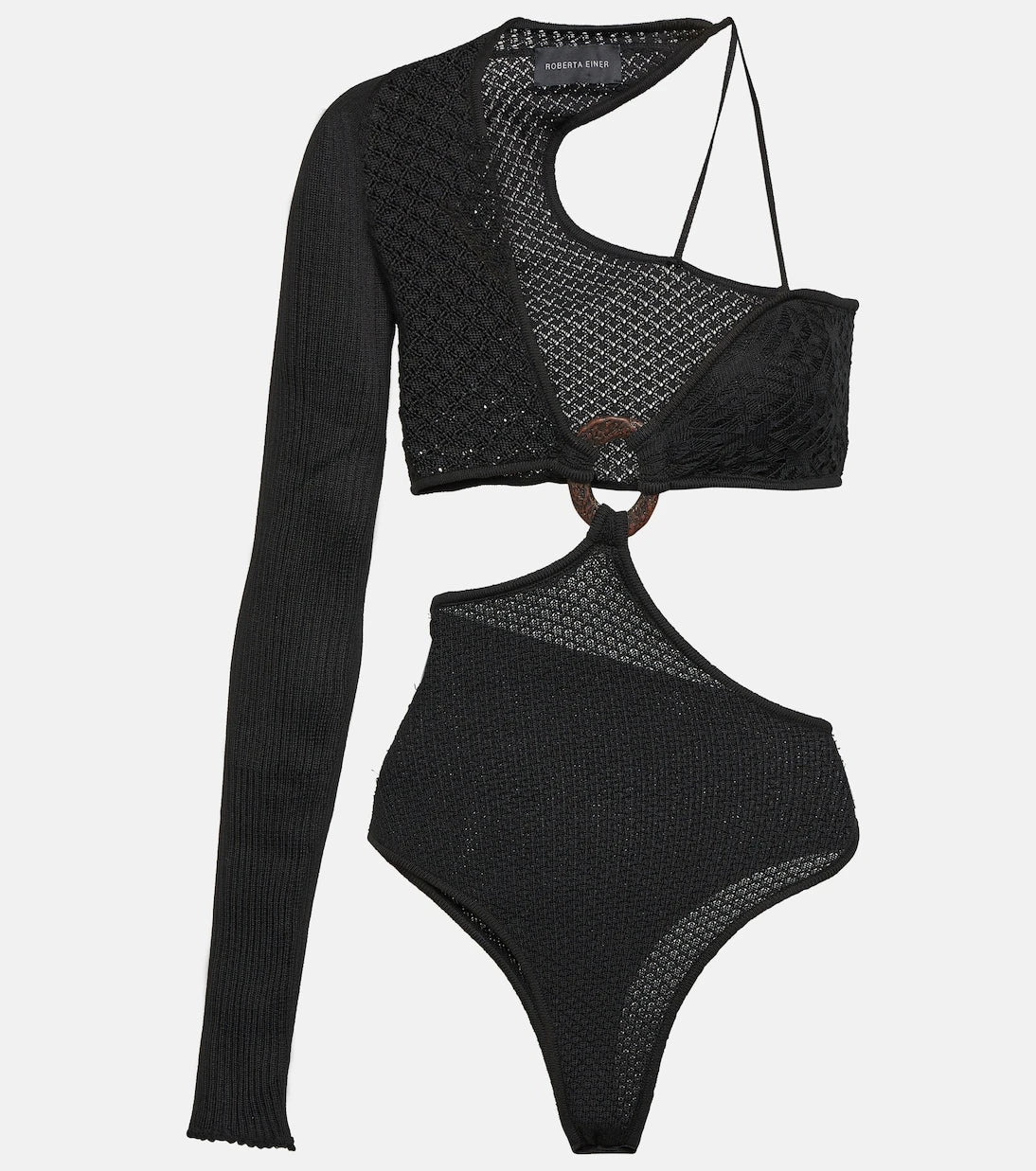 Roberta Einer - Legato asymmetric cotton bodysuit