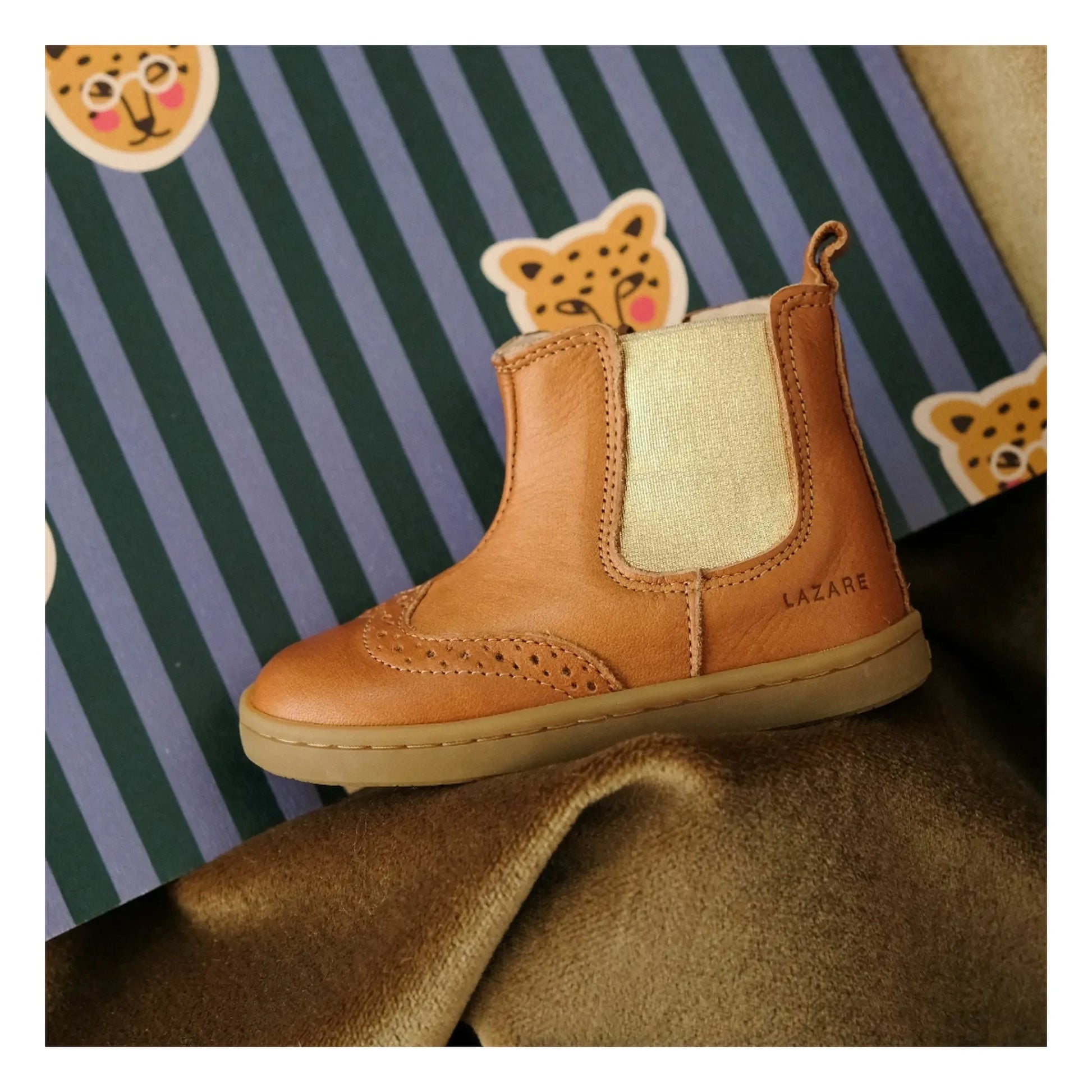 Lazare - Axelle First Steps Shoes | Gold