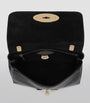 Black Leather Lily Shoulder Bag