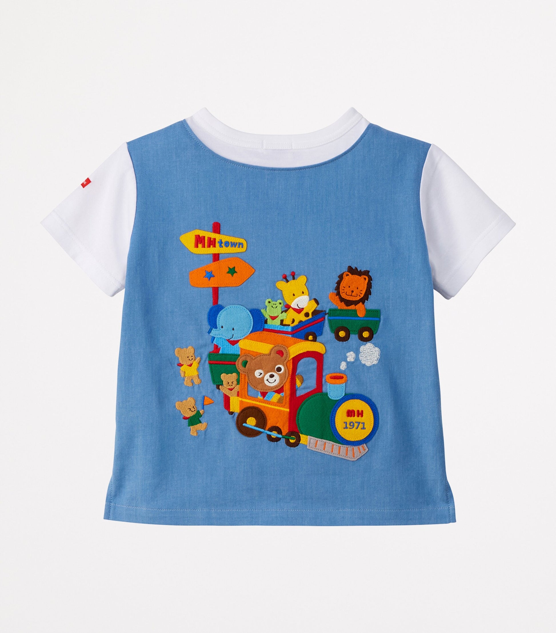 Miki House Cotton Pucci Train T-Shirt (2-5 Years)