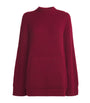 Red Wool-Cashmere Mini Dress