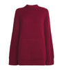 Max Mara Red Wool-Cashmere Mini Dress