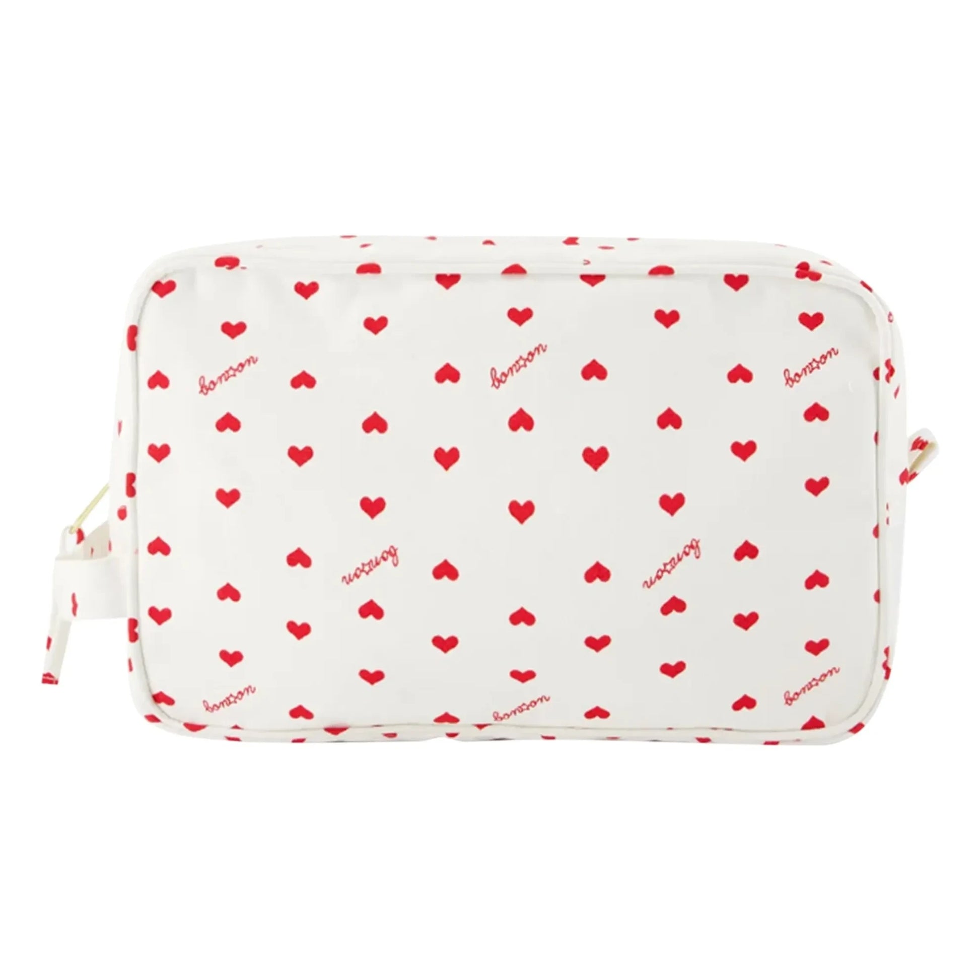 Bonton - Hearts Toilet Bag | Ecru