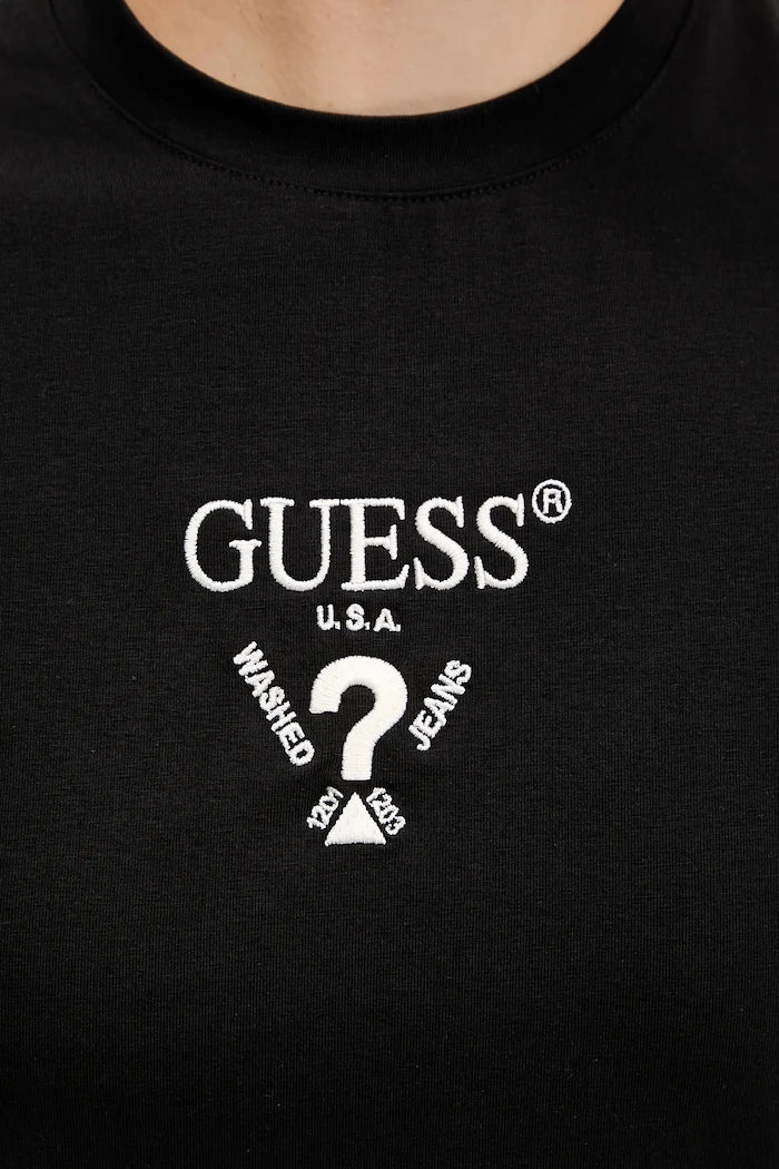 Guess pamuk ve elastan karışımlı kadın tişört COLETTE