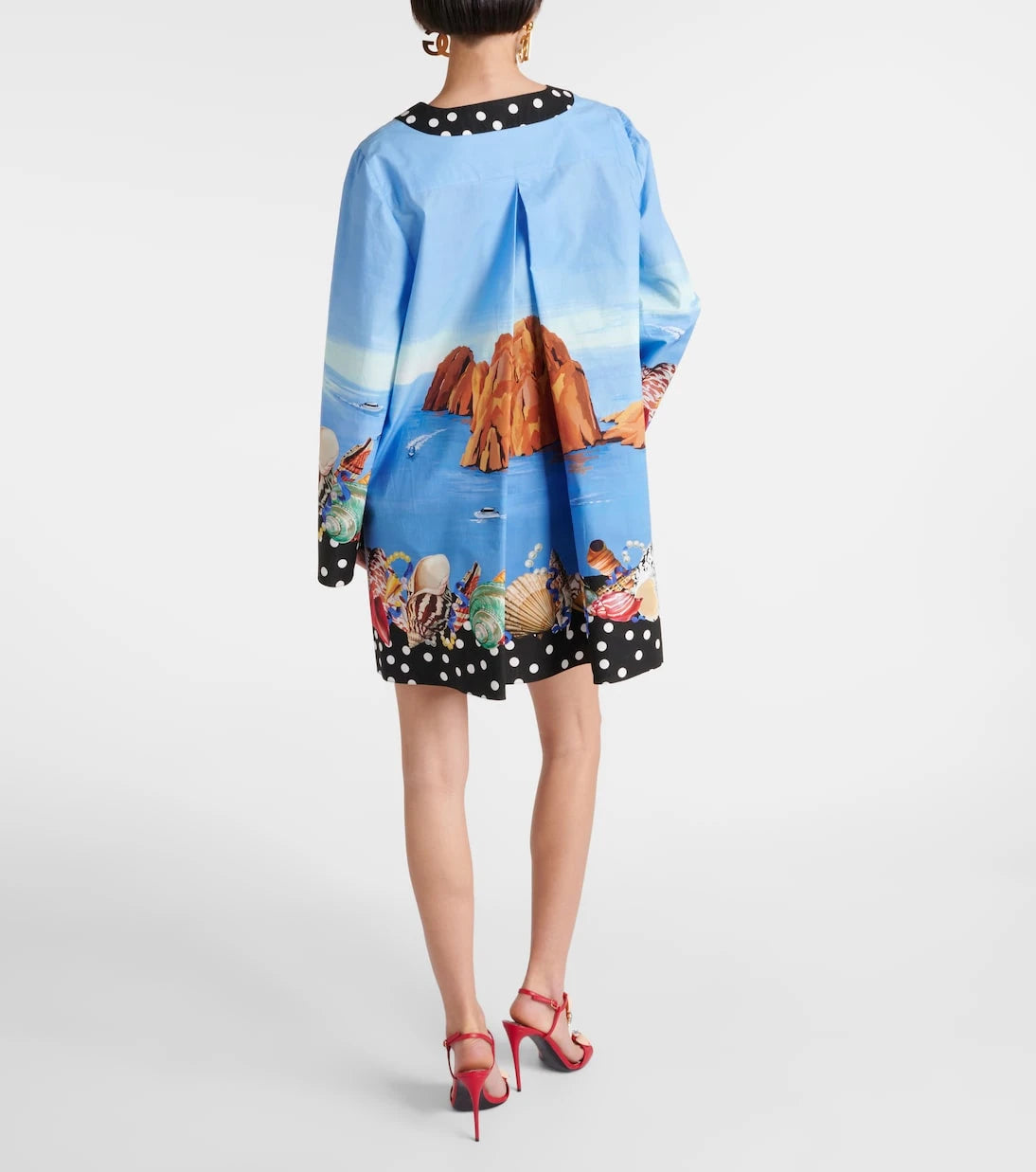 Dolce&Gabbana - Capri printed cotton kaftan