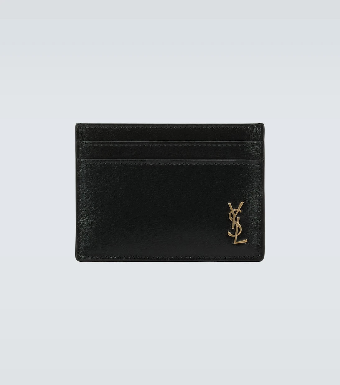 Saint Laurent - Tiny Cassandre leather card holder