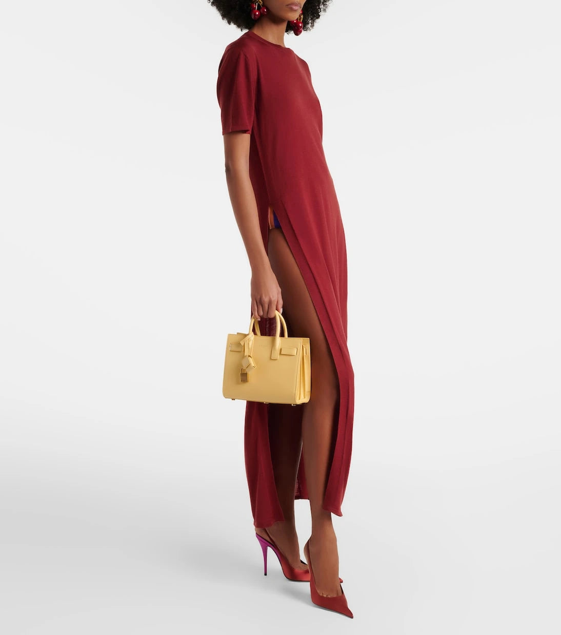 Saint Laurent - Sac De Jour Nano leather top-handle bag