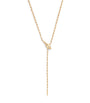 Yellow Gold and Diamond Snake Necklace