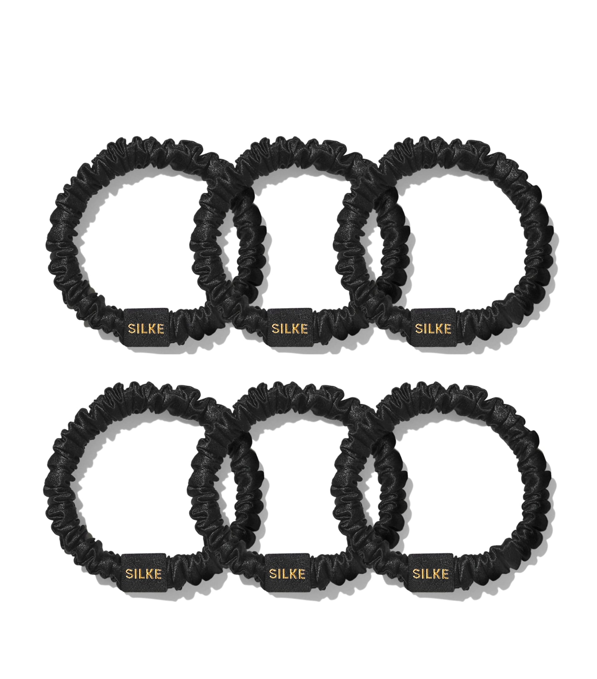 Mulberry Silk Hair Ties (Set of 6)