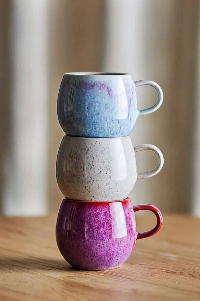 10,5 x 10 cm Taş eşya seramik fincan seti