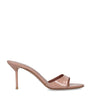 Patent Leather Lidia Mules 70 BLUSH