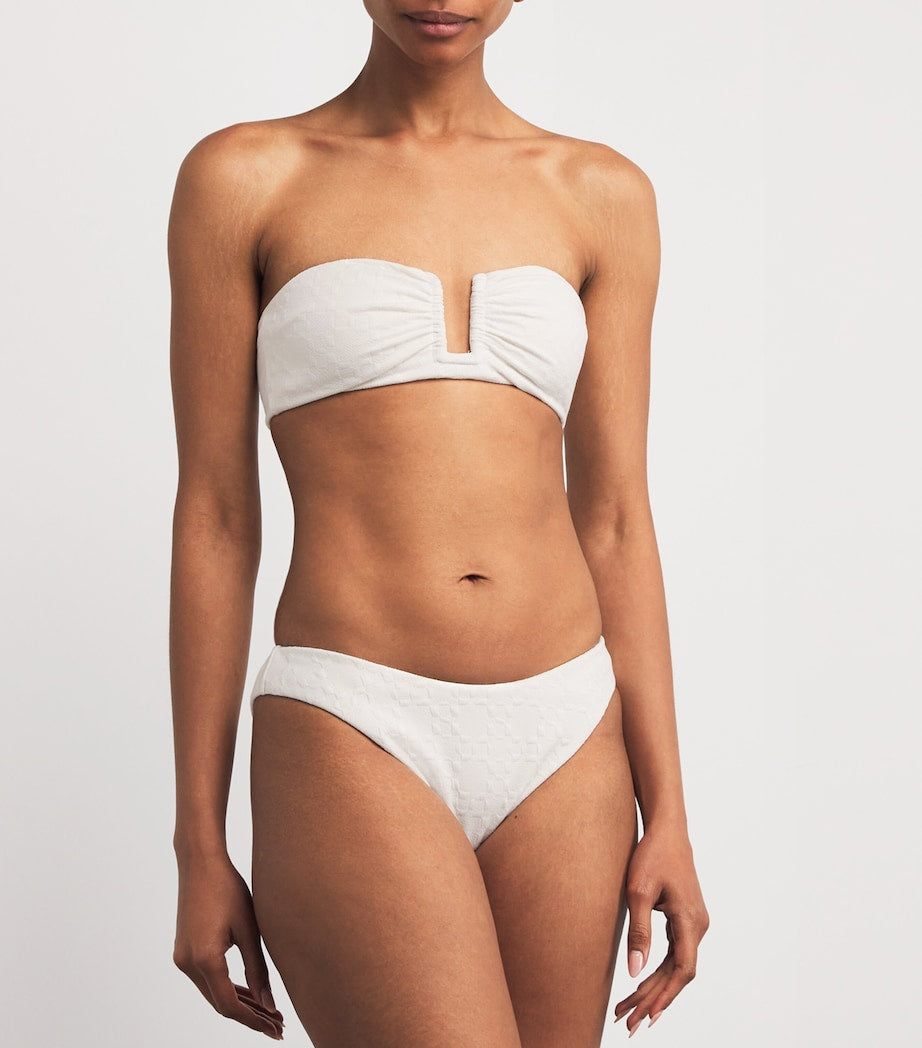 Bandeau Sanra Bikini Top WHITE