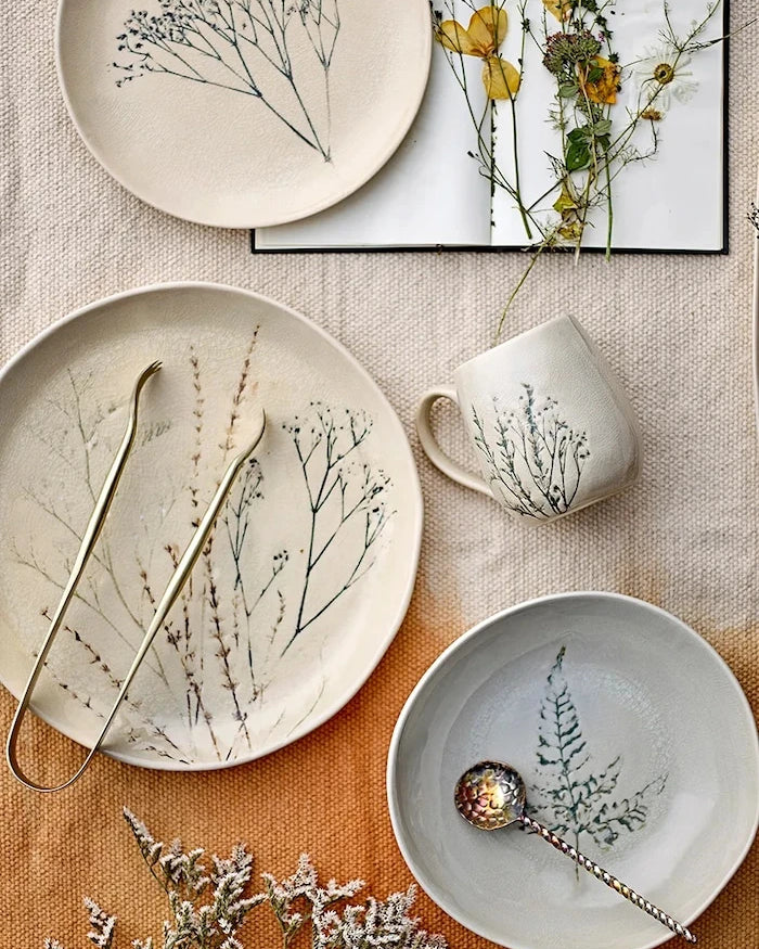 Bloomingville Bea 21 cm Derin Tabak Takımı (4 Parça)