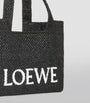 LOEWE Black x Paula's Ibiza Medium Font Tote Bag