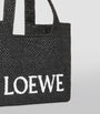 LOEWE Black x Paula's Ibiza Medium Font Tote Bag