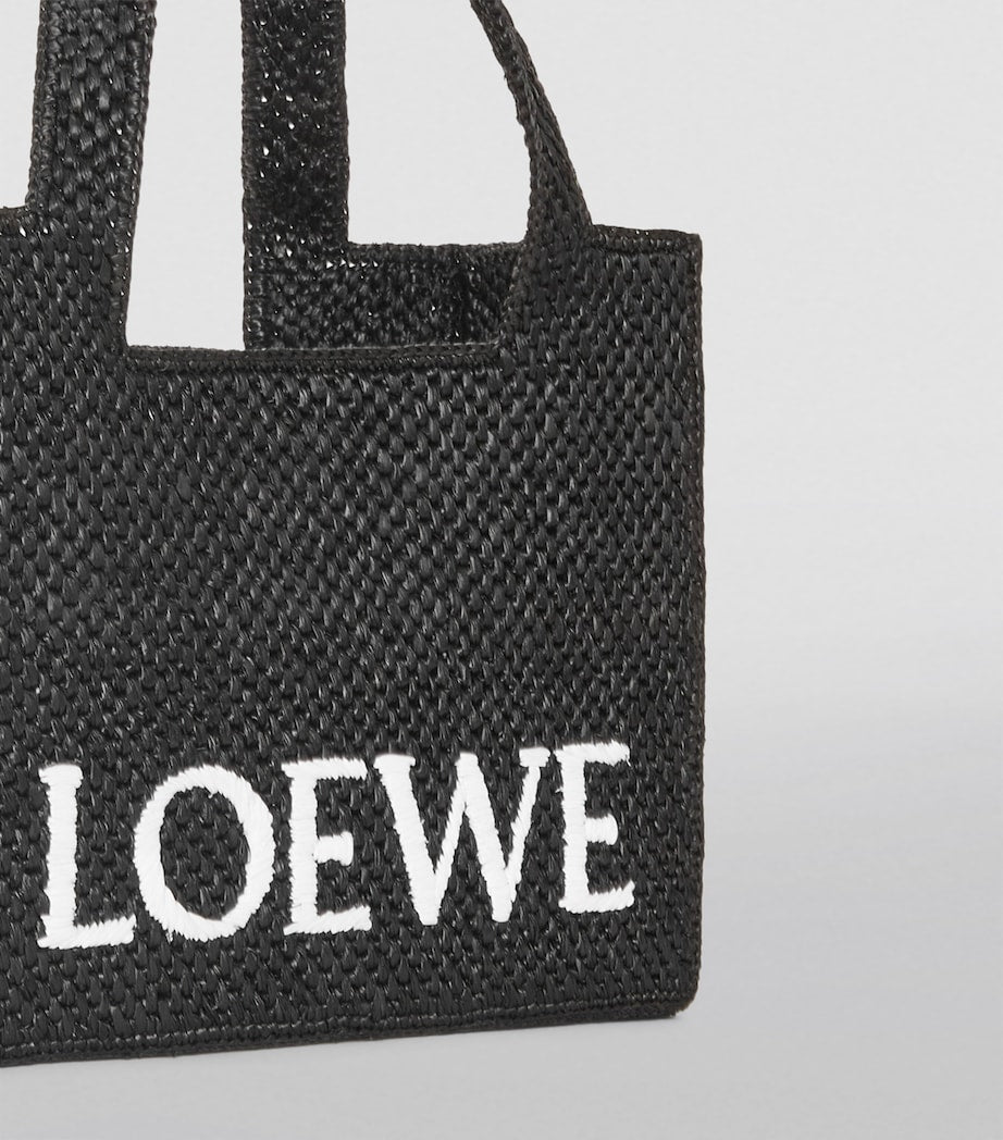 LOEWE Black x Paula's Ibiza Medium Font Tote Bag