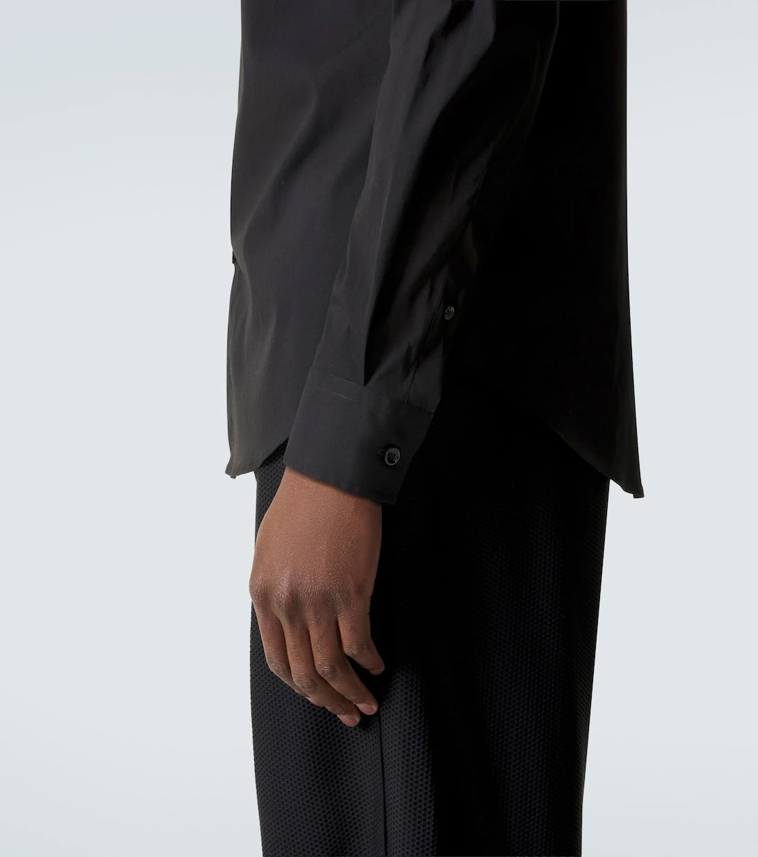 Giorgio Armani - Icon cotton-blend poplin shirt