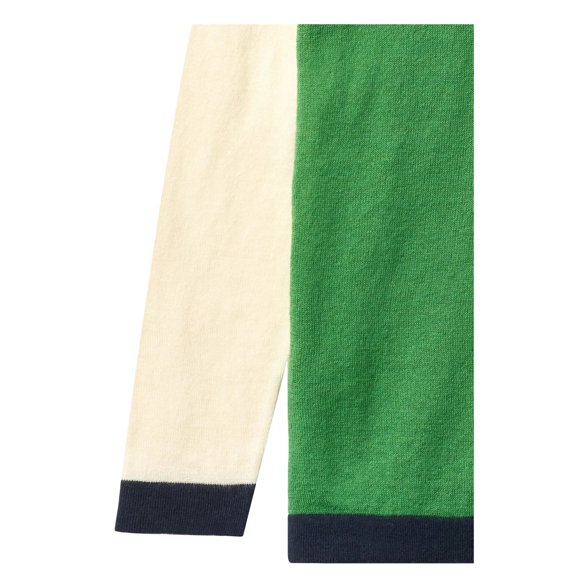 Copenhagen Colors - Color Block T-shirt Organic cotton knit | Green