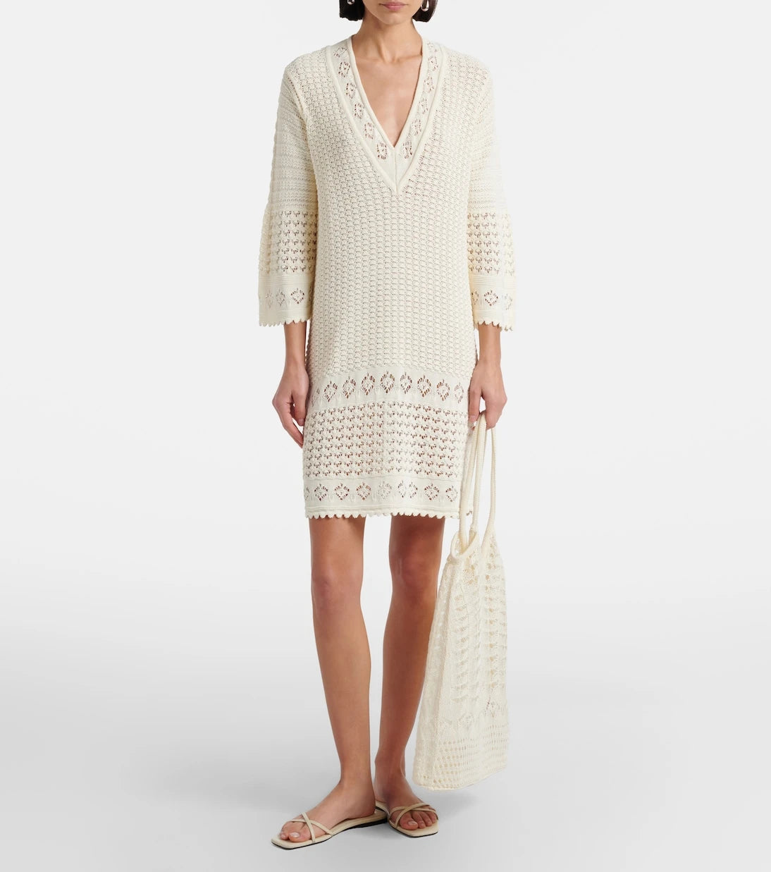 Eres - Divina crochet minidress