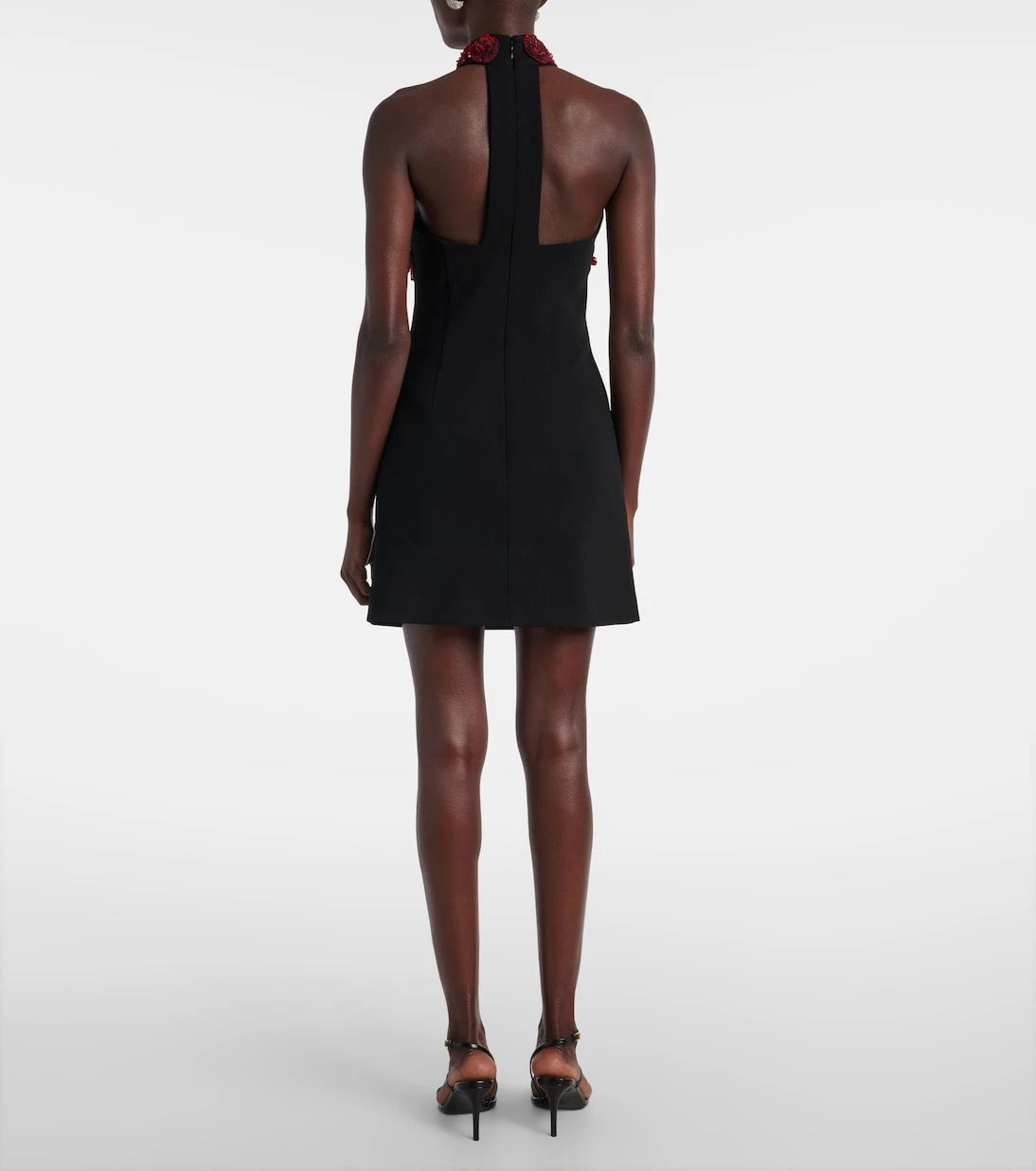 Rebecca Vallance - Rosetta floral-appliqué minidress