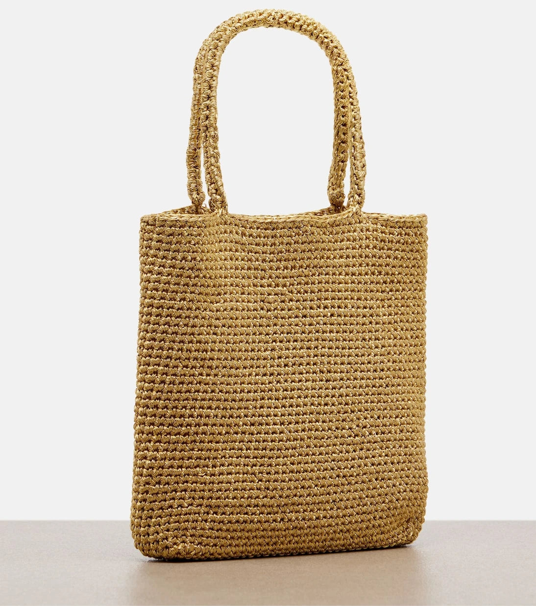 The Row - Cecily Small metallic-effect tote bag