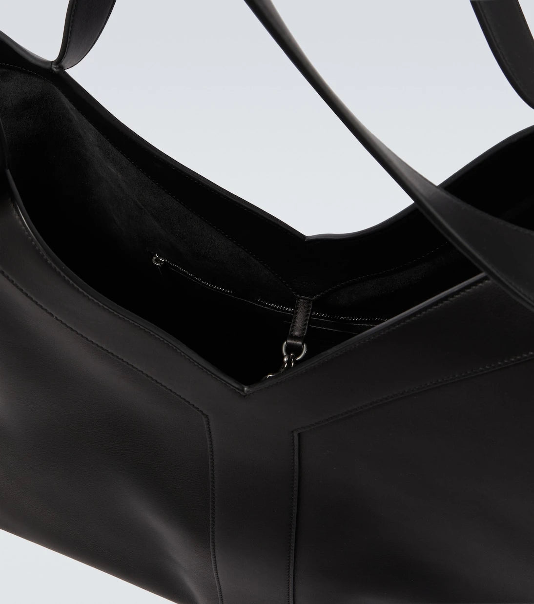 Saint Laurent - حقيبة حمل Y Large من الجلد