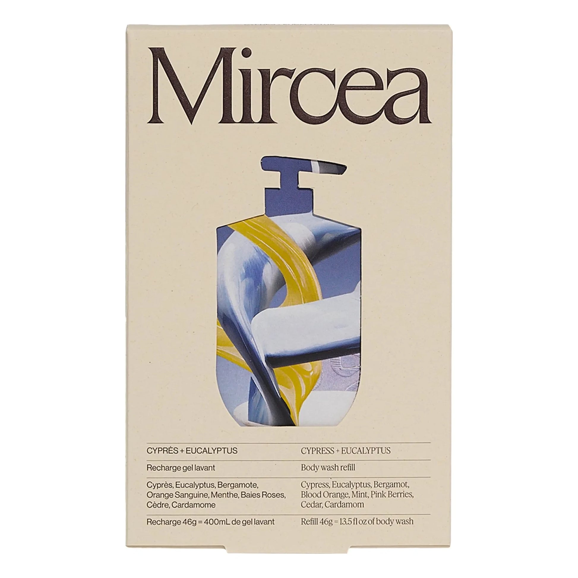 Mircea - Shower gel refill Cypress + Eucalyptus - 400ml