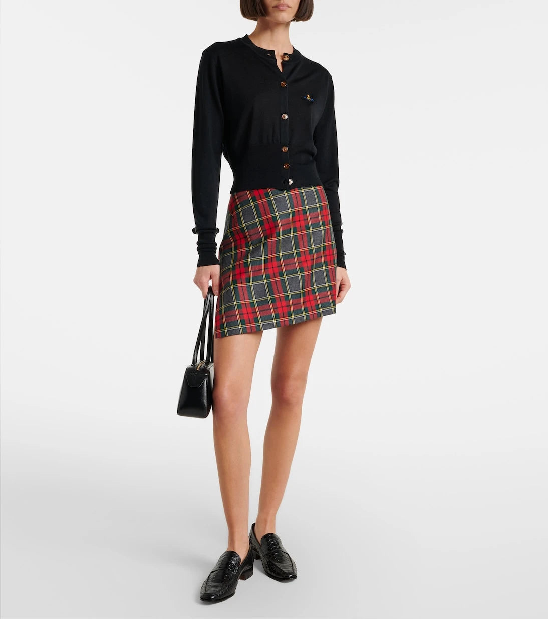 Vivienne Westwood - Bea cropped wool and silk cardigan
