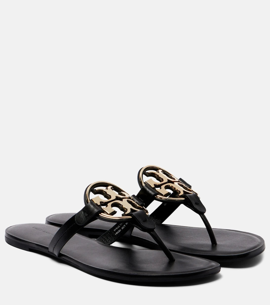 Tory Burch - Metal Miller leather thong sandals