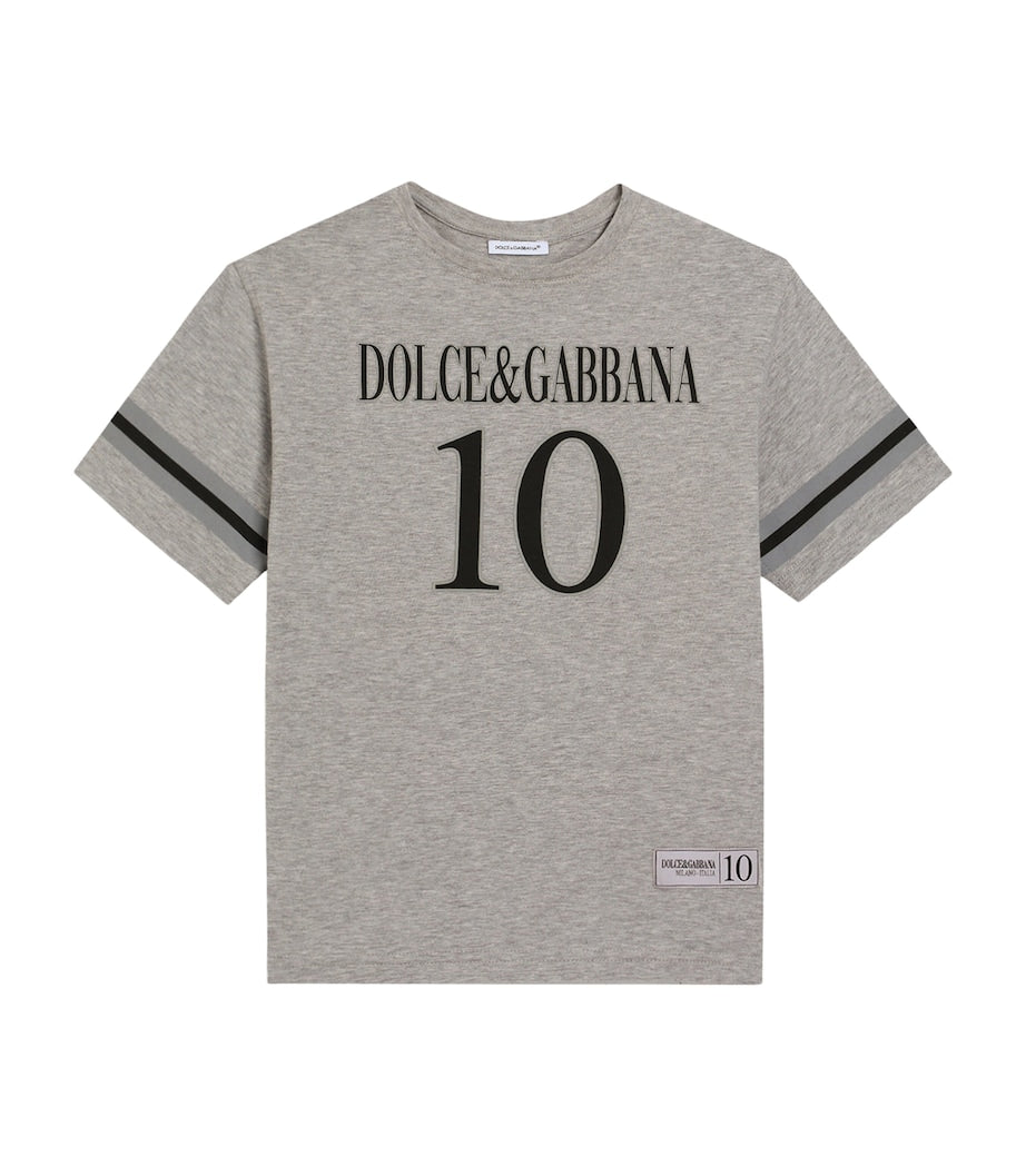 Dolce & Gabbana Kids Cotton Logo T-Shirt (8-12+ Years)