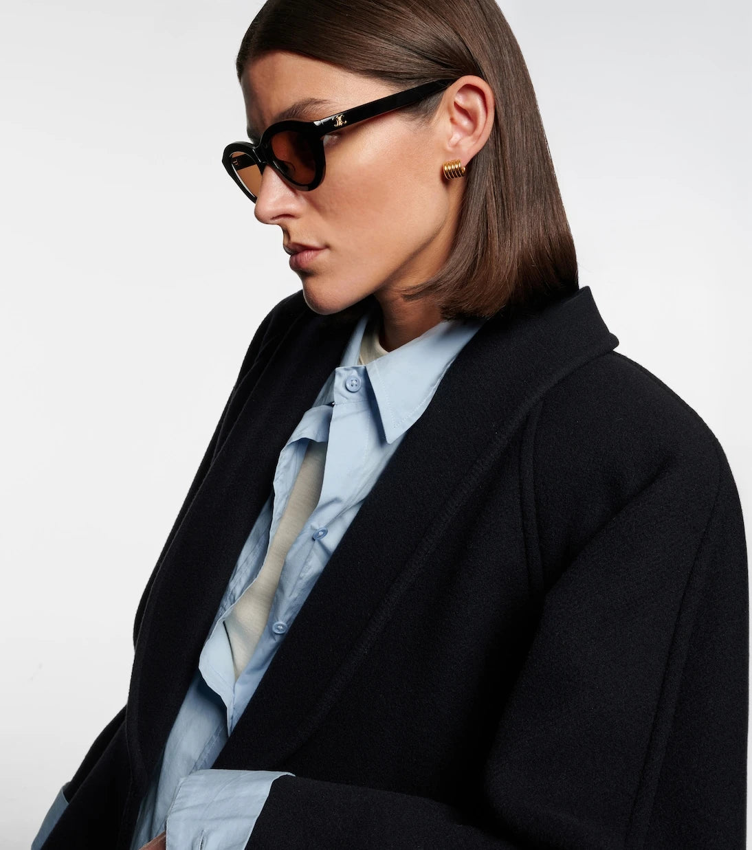 Celine Eyewear - Triomphe Mini round sunglasses