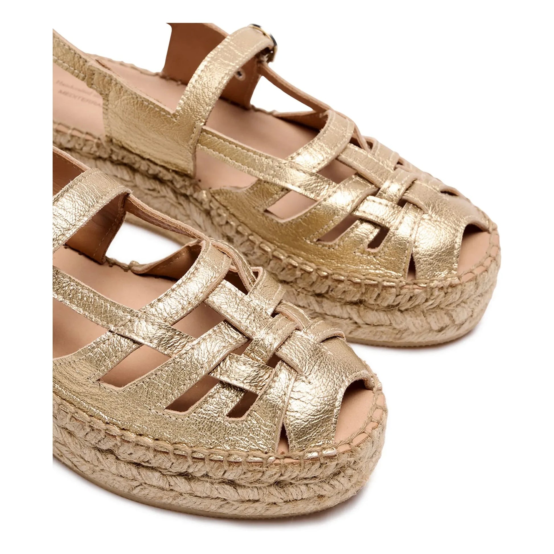 Naguisa - Thalis Espadrilles Metallic | Gold