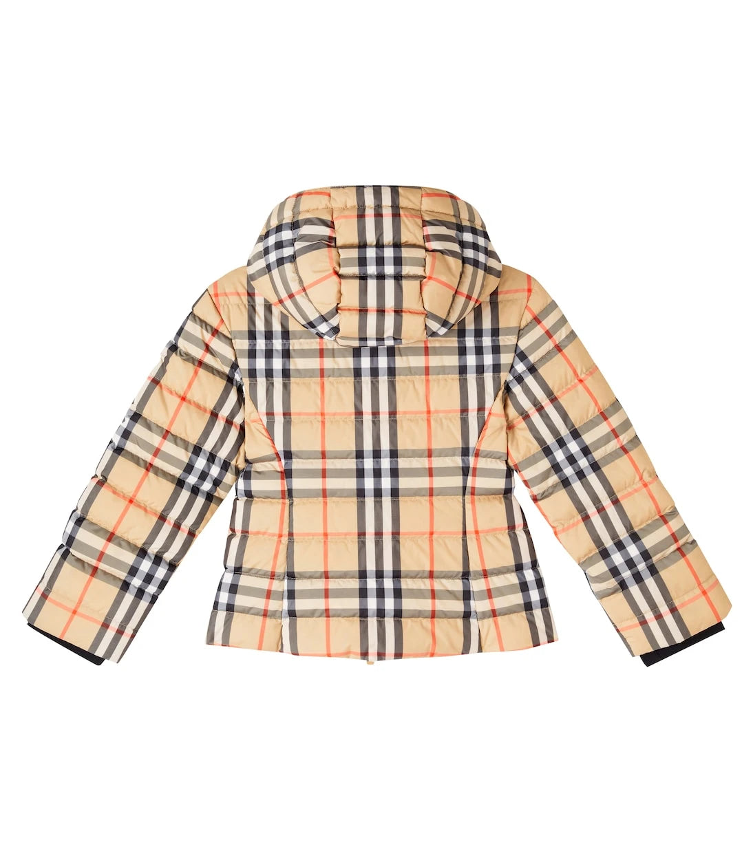 Burberry Kids - Cecilia Burberry Check hooded down jacket