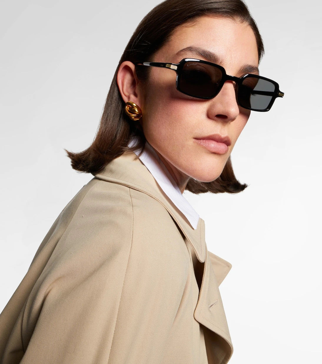 Cartier Eyewear Collection - Signature C rectangular sunglasses