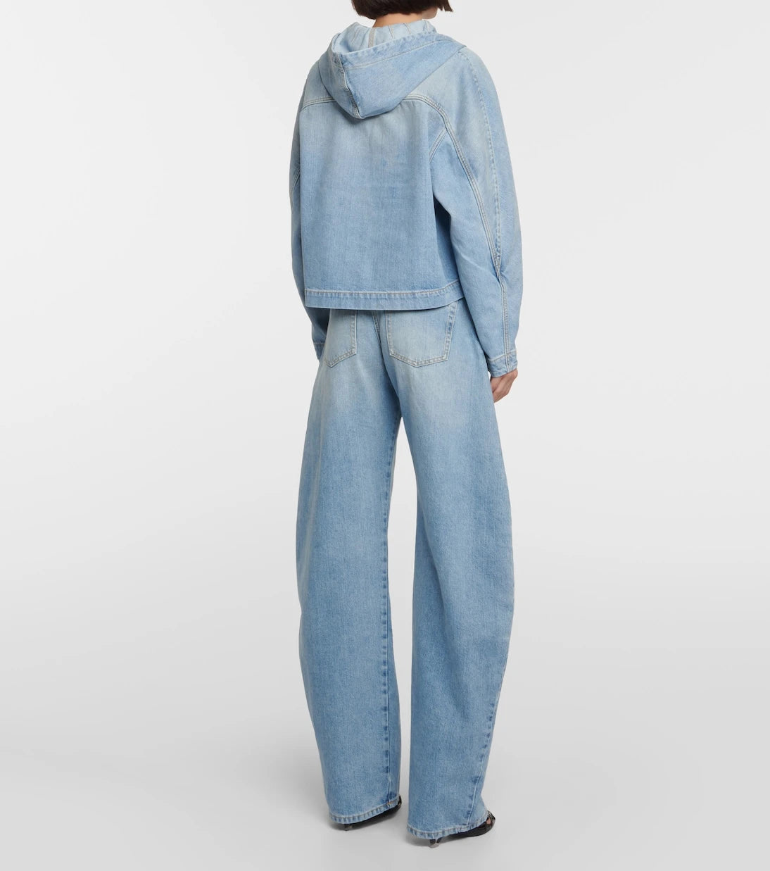 Alaïa - Cropped denim jacket