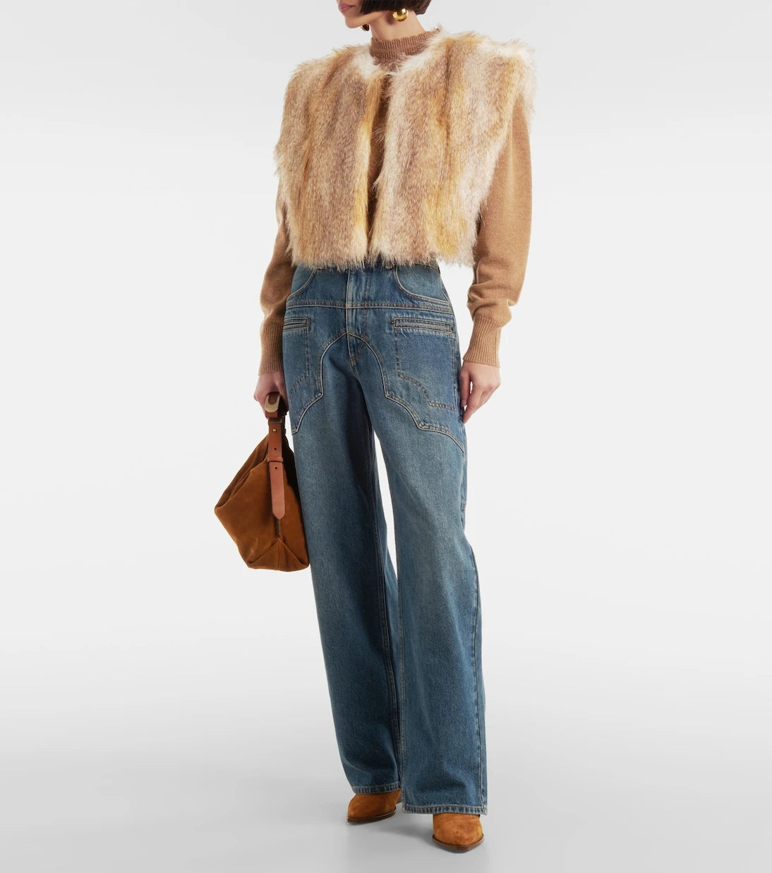 Isabel Marant - Alexina faux fur vest
