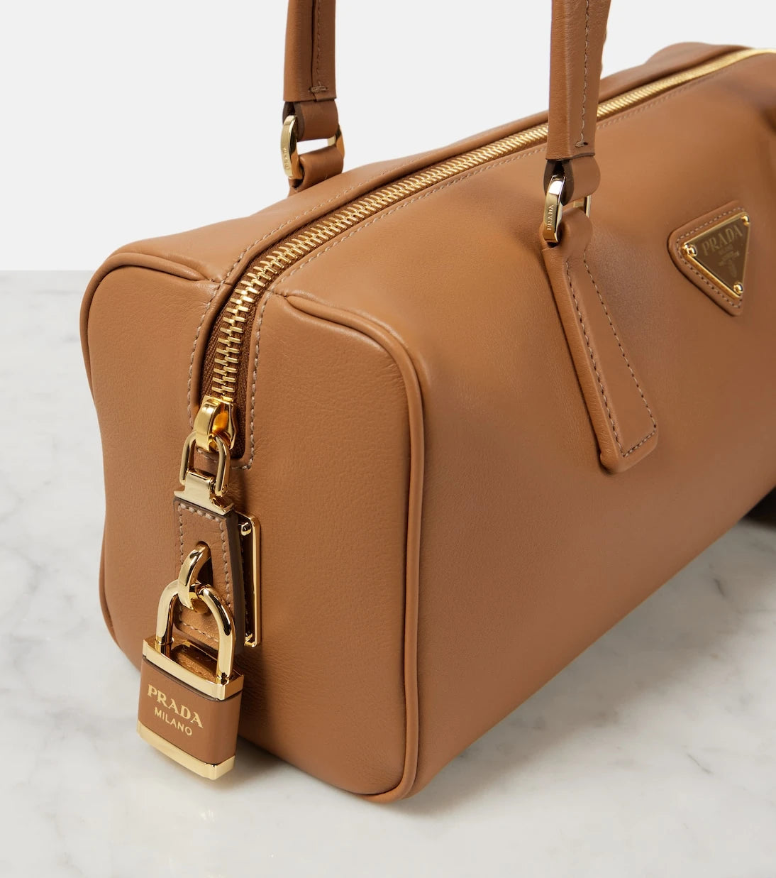 Prada - Medium leather shoulder bag