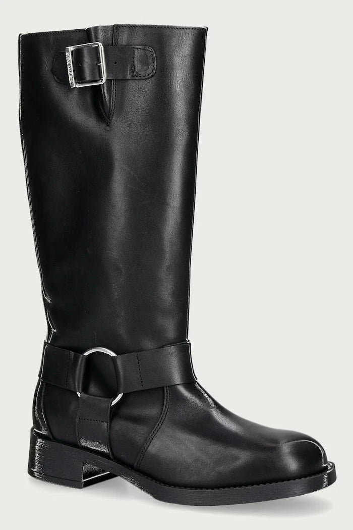 Steve Madden diz altı kadın deri bot Zamza