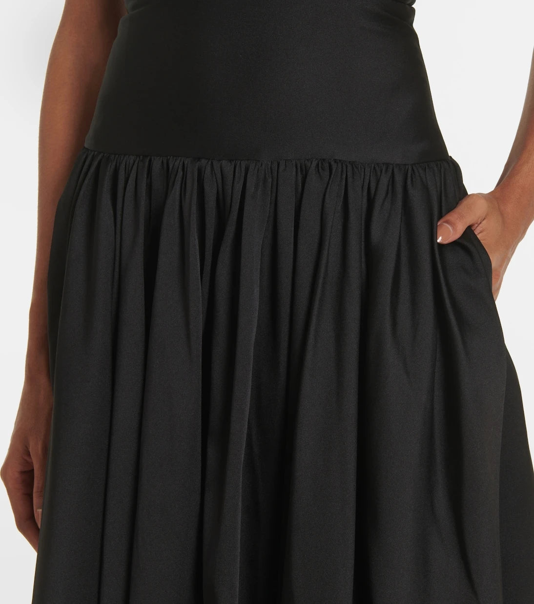 Roland Mouret - Strapless silk-blend taffeta gown