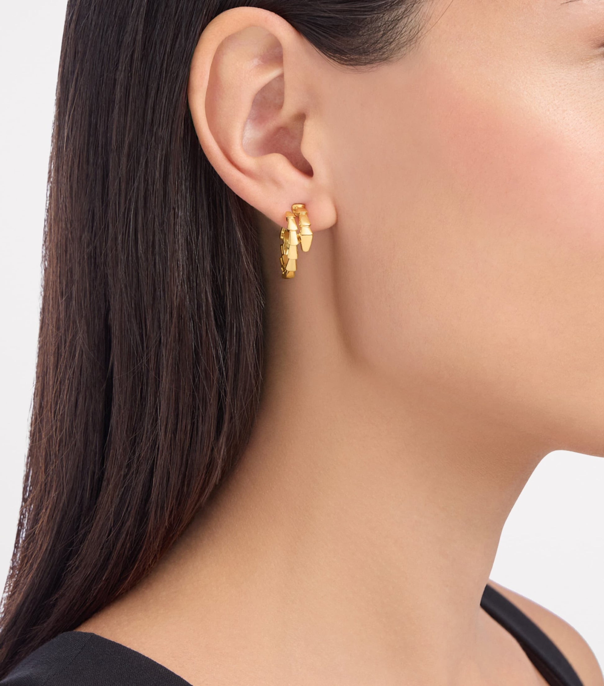 Yellow Gold Serpenti Viper Earrings