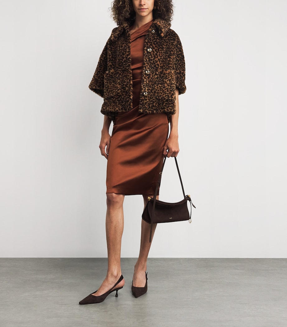 Beige Alpaca-Wool-Silk Cape Bolero