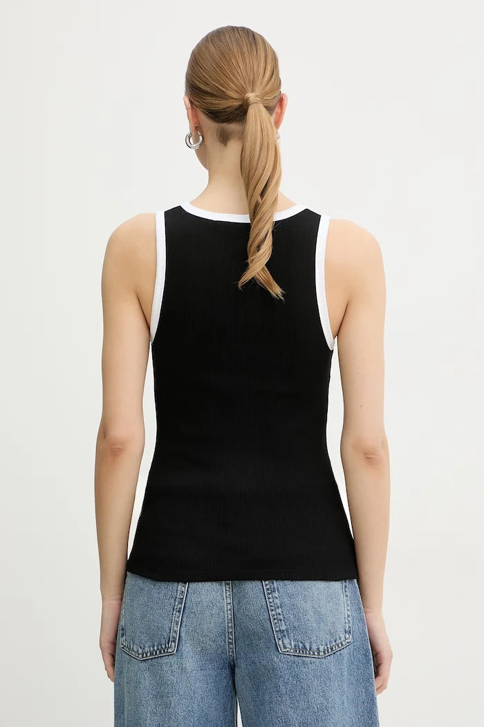 Karl Lagerfeld Kadın Pamuklu Elastan Top