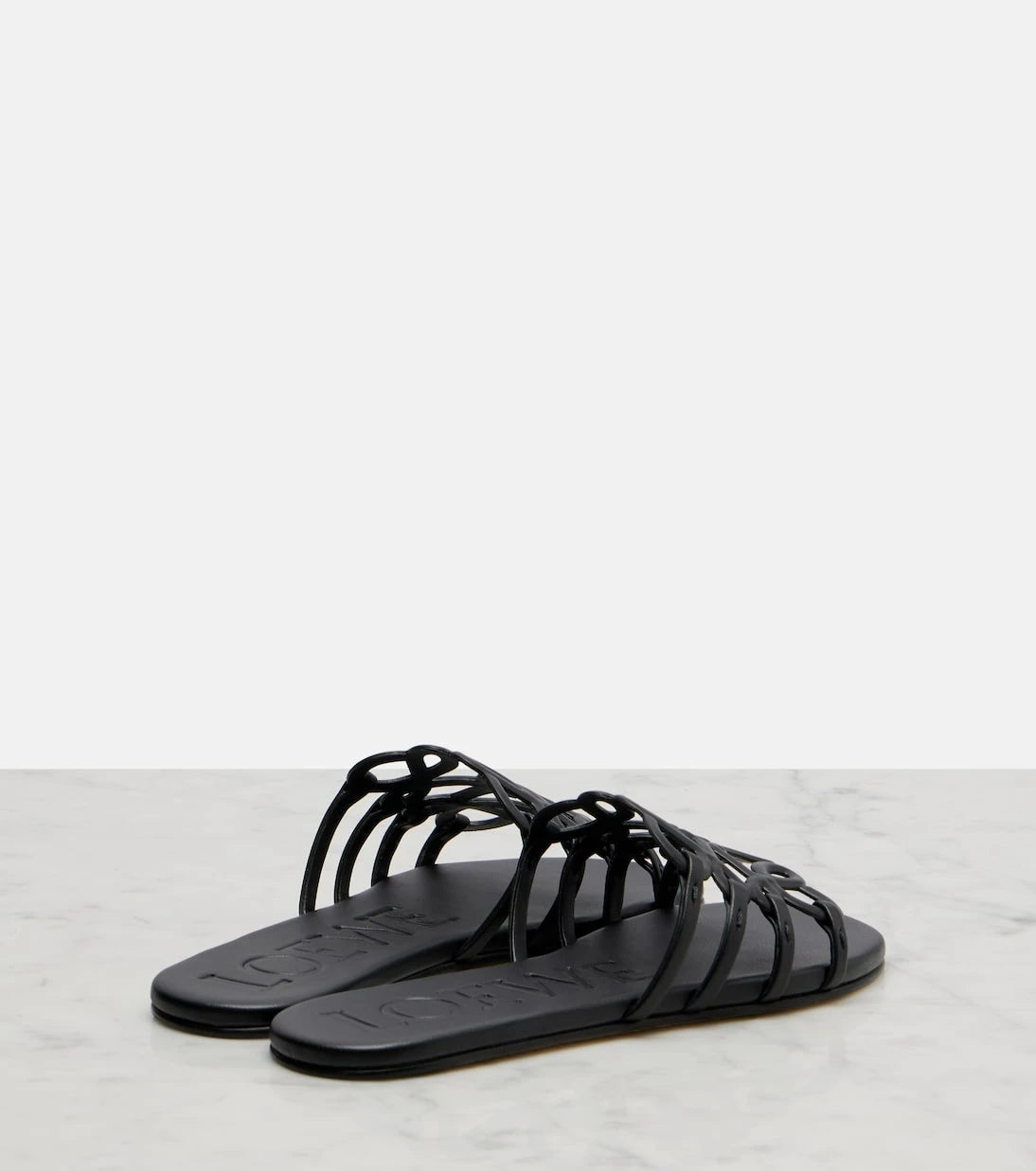 Loewe - Paula's Ibiza Petal Anagram leather slides