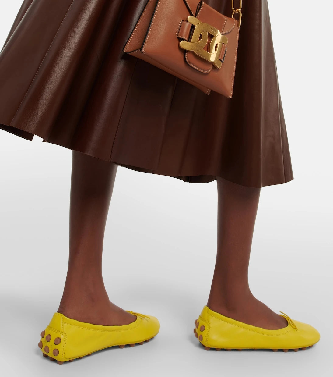 Tod's - Bubble Ballerinas leather ballet flats