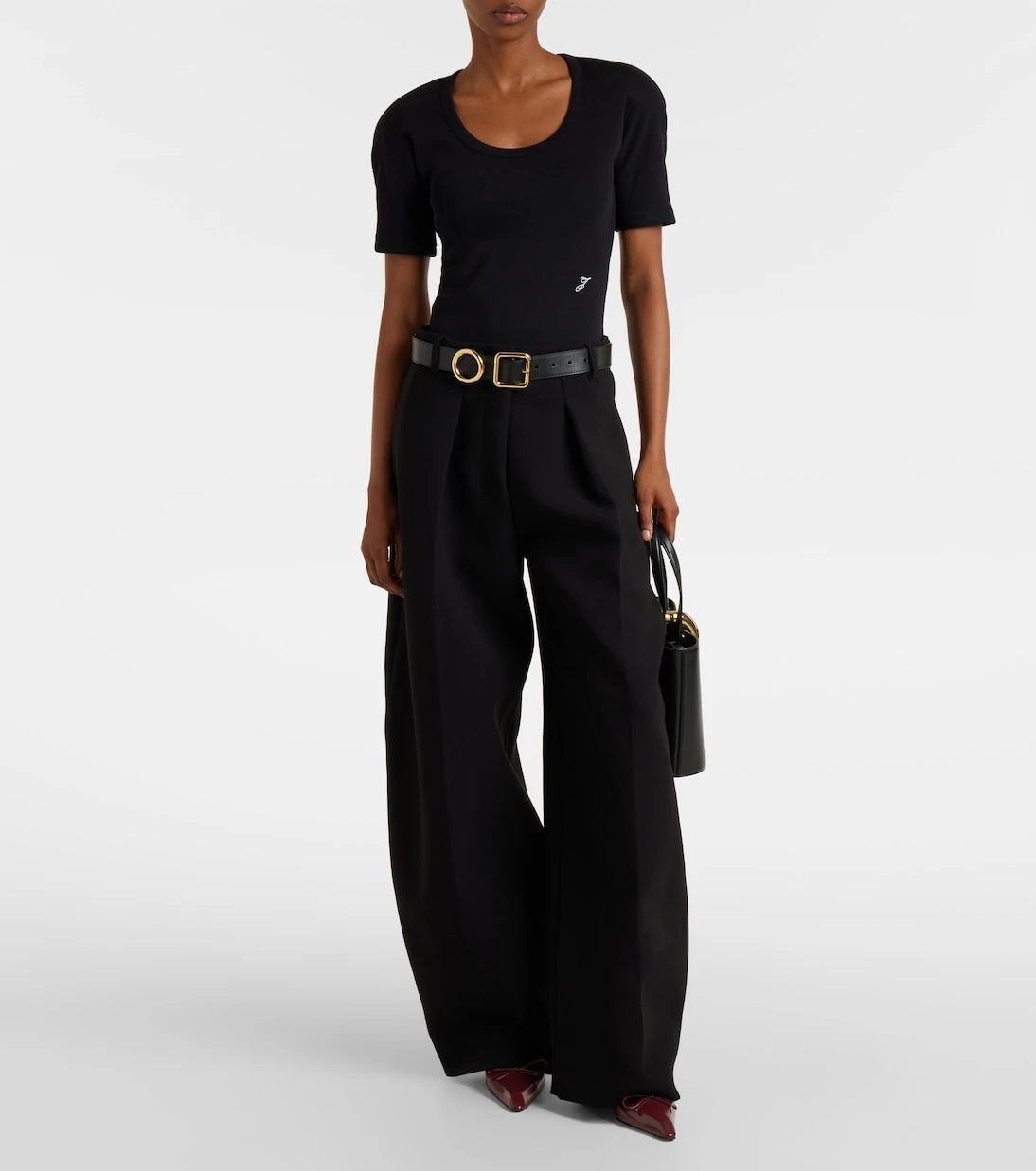 Jacquemus - Embroidered cotton bodysuit