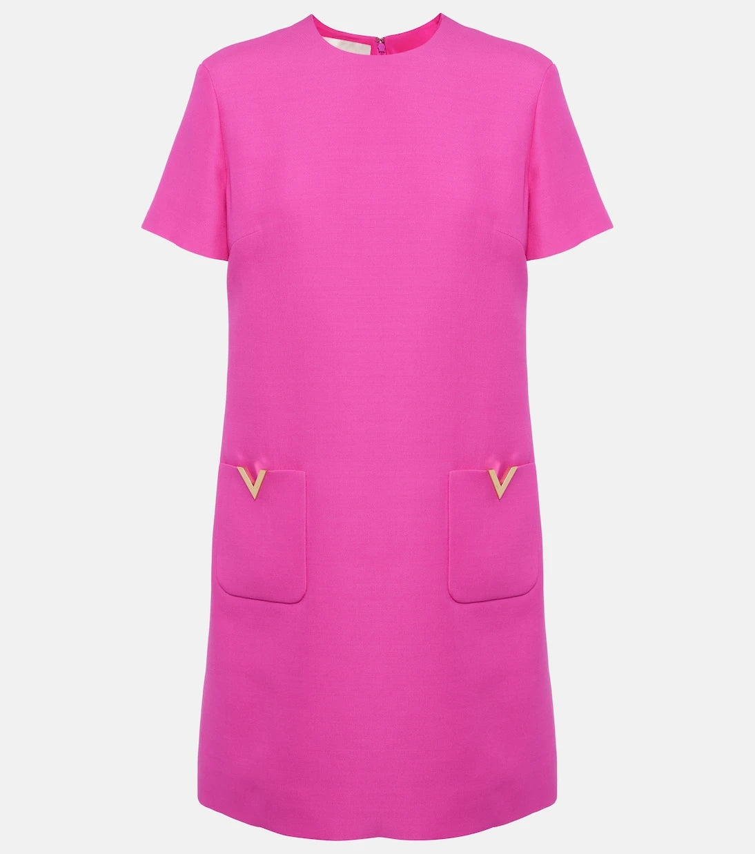 Valentino - VGold Crepe Couture minidress