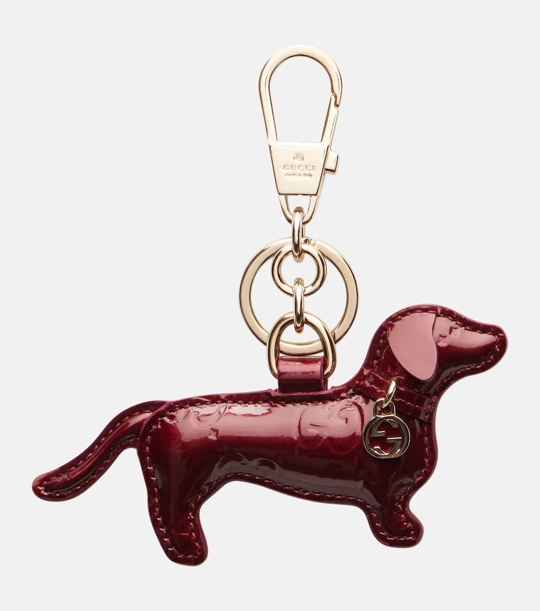 Gucci - Patent leather keychain